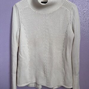 White House Black Market turtleneck cotton sweater